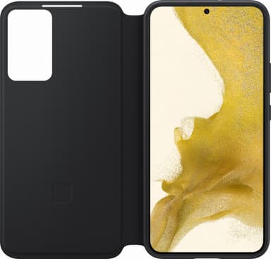 Samsung Clear View Galaxy S22 Plus deksel (sort)