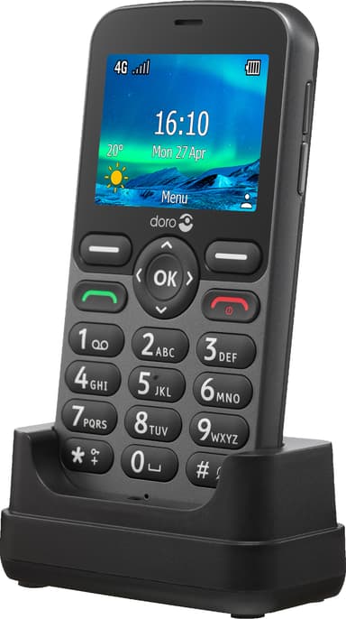 Doro 5861 mobiltelefon (graphite)