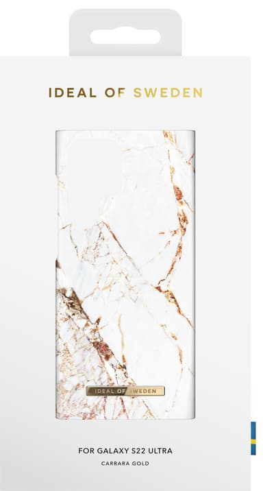 iDeal fashiondeksel til Samsung Galaxy S22 Ultra (carrara gold)