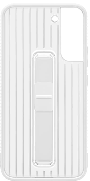 Samsung S22 Plus beskyttende stativdeksel (hvit)