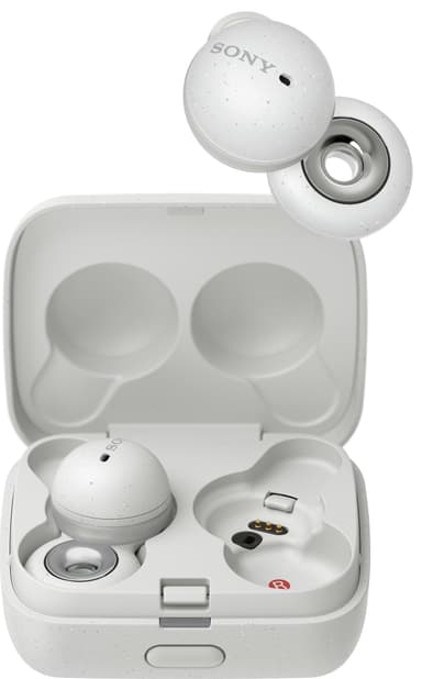 Sony LinkBuds helt trådløse in-ear hodetelefoner (hvit)