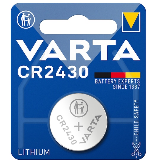 Varta CR 2430 batteri (1-pakk)