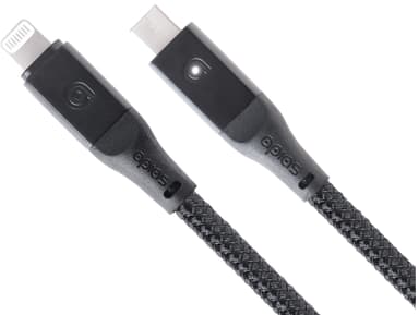 apias Smart USB-C - Lightning ladekabel 2 m (sort)