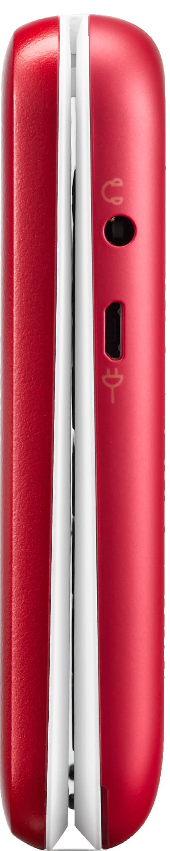 Doro 6881 mobiltelefon (rød/hvit)