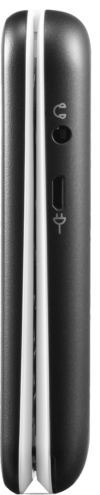Doro 6821 mobiltelefon (sort/hvit)
