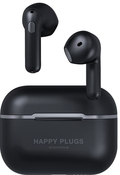 Happy Plugs Hope helt trådløse in-ear hodetelefoner (sort)