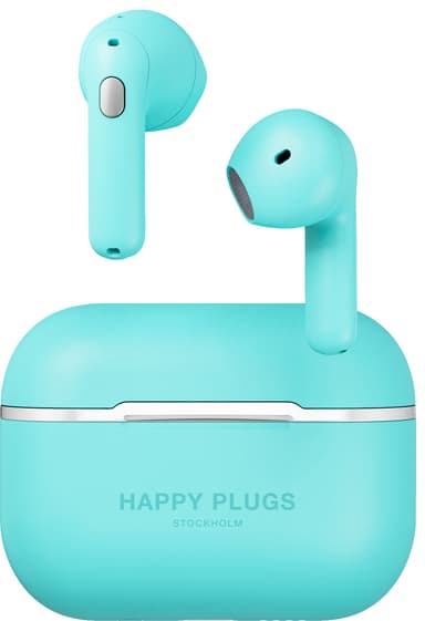 Happy Plugs Hope helt trådløse in-ear hodetelefoner (turkis)