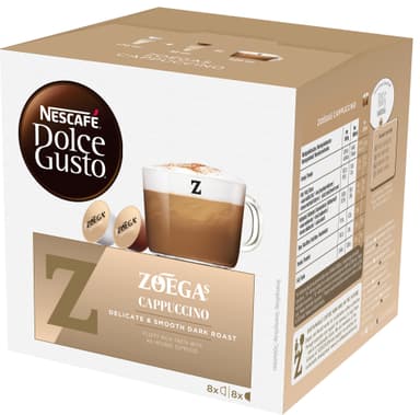 Nescafe Dolce Gusto Zoegas cappuccino kaffekapsler NES12502657