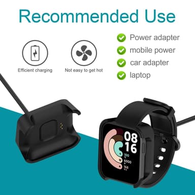 Smart Watch -lader for Redmi Black