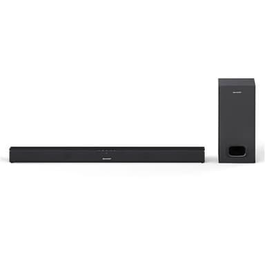 Sharp HT-SBW110 2.1 Slim Soundbar 180 W, 80 cm med ekstern subwoofer, HDMI, optisk, Bluetooth