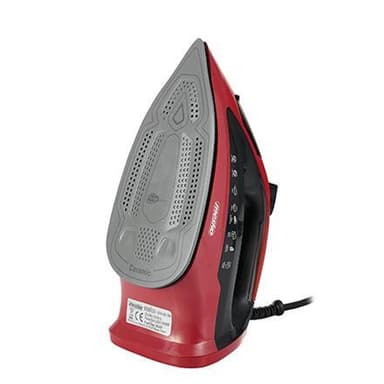 Mesko Iron MS 5031 Steam Iron, 2400 W, Kontinuerlig damp 40 g/min, Steam boost ytelse 70 g/min, Rød/Sort