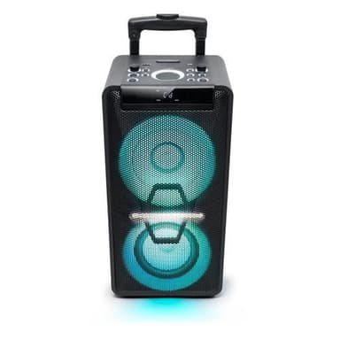 M-1920 DJ Festhøyttaler trolly BT USB LED CD 300W