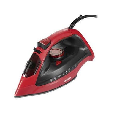 Mesko Iron MS 5031 Steam Iron, 2400 W, Kontinuerlig damp 40 g/min, Steam boost ytelse 70 g/min, Rød/Sort