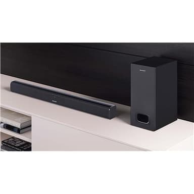 Sharp HT-SBW110 2.1 Slim Soundbar 180 W, 80 cm med ekstern subwoofer, HDMI, optisk, Bluetooth