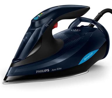 Philips Azur Elite GC5036/20 Svart, 3000 W, Dampstrykejern, Kontinuerlig damp 70 g/min, Dampboostytelse 260 g/min, Automatisk avstengning, Antidrypp-funksjon, Antiskalingssystem, Vertikal dampfunksjon, W