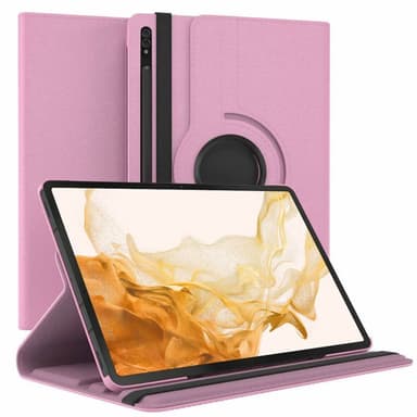 360° roterbar deksel Samsung Galaxy Tab S8 Plus 12.7 - Lyserosa