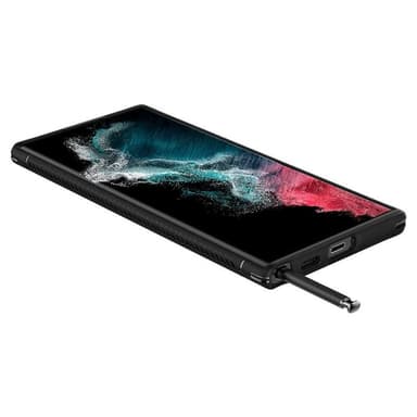 Spigen Rugged Armor deksel Samsung Galaxy S22 Ultra - Svart