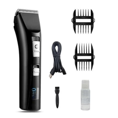 Trimmer for hund og katt med 3-12 mm kammer Svart