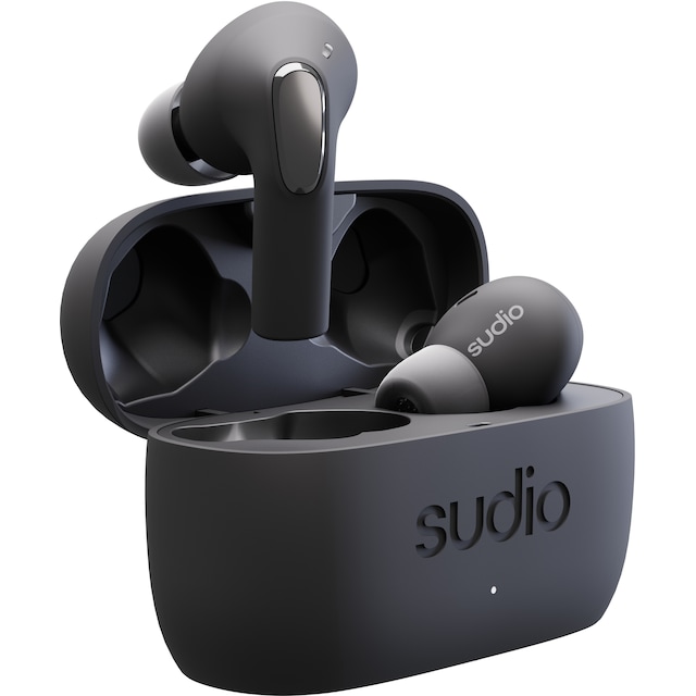 Sudio E2 helt trådløse in-ear hodetelefoner (sort)