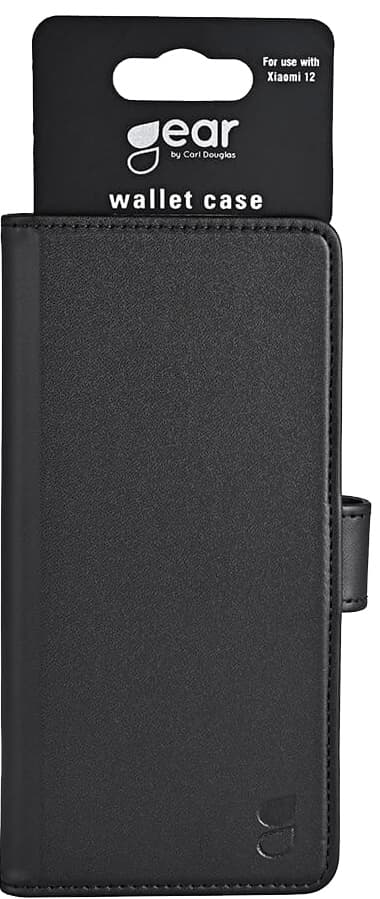 Gear Xiaomi 12 lommebokdeksel (sort)
