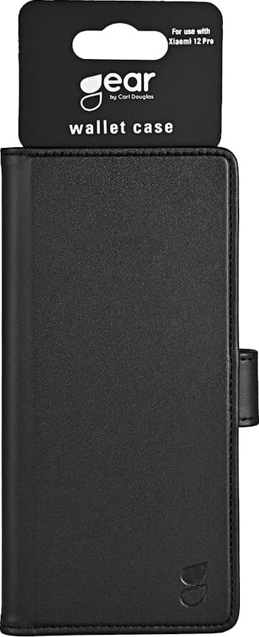 Gear Xiaomi 12 Pro lommebokdeksel (sort)
