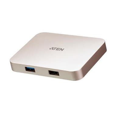 Aten USB-C 4K Ultra Mini Dock med Power Pass-through USB 3.0 (3.1 Gen 1) porter antall 1, USB 2.0 porter antall 1, HDMI porter antall 1, USB 3.0 (3.1 Gen 1) Type-C porter antall 1