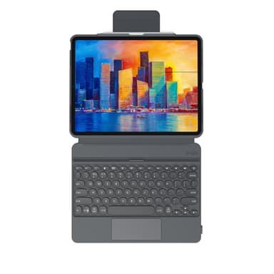 Zagg Pro Keys tastaturdeksel med trackpad til iPad Pro 12.9" (charcoal)