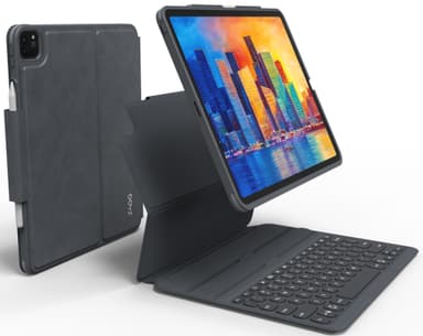 Zagg Pro Keys tastaturdeksel til iPad Pro 11" (charcoal)