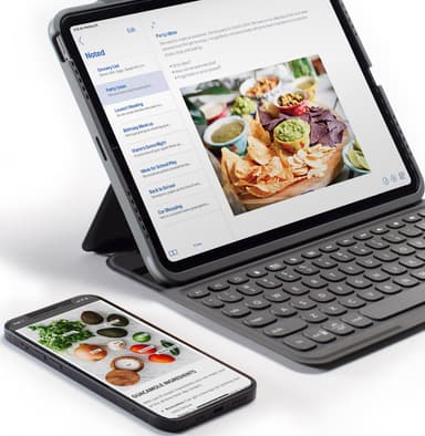 Zagg Pro Keys tastaturdeksel til iPad Pro 12.9" (charcoal)