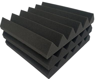 Wistream 3D akustisk plate av skum (4-pakk)