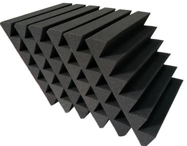 Wistream 3D akustisk plate av skum (4-pakk)