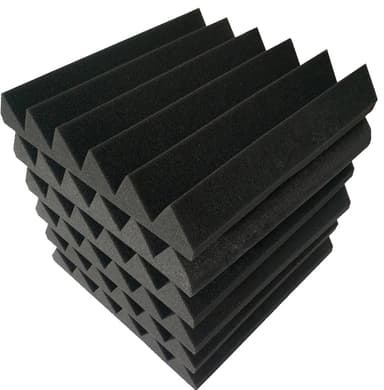 Wistream 3D akustisk plate av skum (4-pakk)