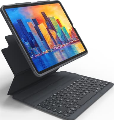 Zagg Pro Keys tastaturdeksel til iPad Pro 12.9" (charcoal)