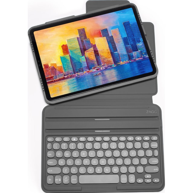 Zagg Pro Keys tastaturdeksel til iPad Pro 12.9" (charcoal)