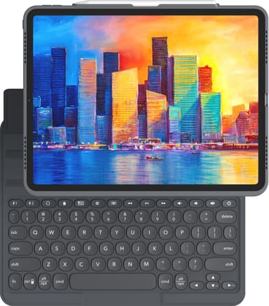 Zagg Pro Keys tastaturdeksel til iPad Pro 12.9" (charcoal)