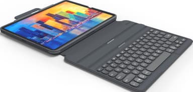 Zagg Pro Keys tastaturdeksel til iPad Pro 12.9" (charcoal)