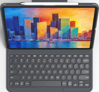 Zagg Pro Keys tastaturdeksel til iPad Pro 12.9" (charcoal)