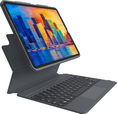 Zagg Pro Keys tastaturdeksel med trackpad til iPad Pro 12.9" (charcoal)