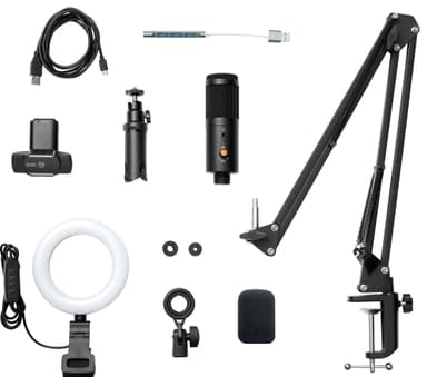 NOS X700 gaming mikrofon og streaming samlepakke