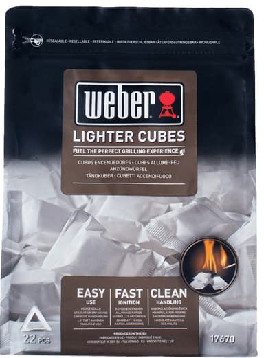 Weber Lighter Cubes opptenning for kull 17670