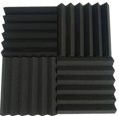 Wistream 3D akustisk plate av skum (4-pakk)