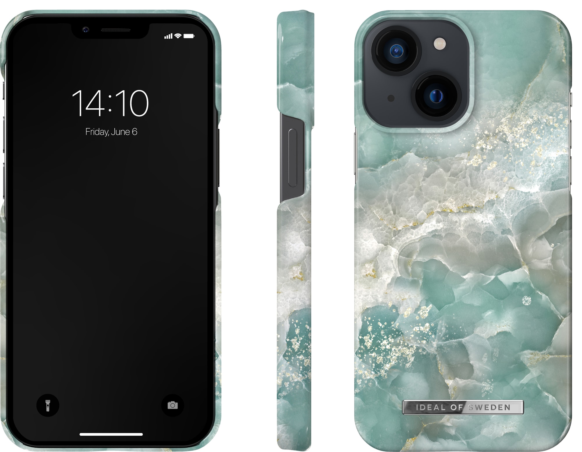 iDeal of Sweden deksel til iPhone 13 Mini (azura marble) - Elkjøp