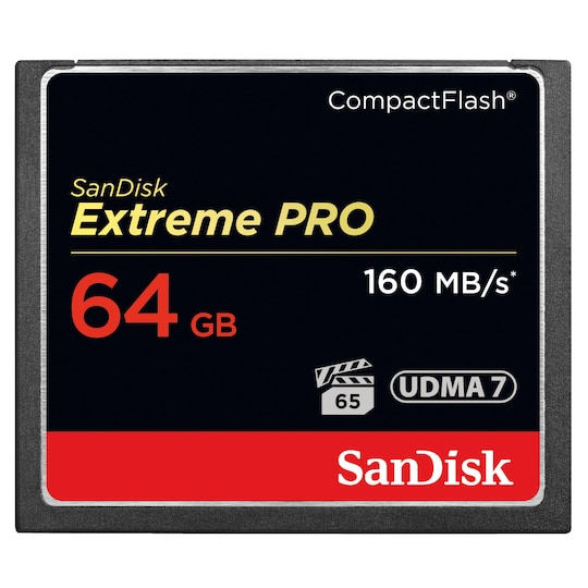 SanDisk CF Extreme Pro 64 GB minnekort