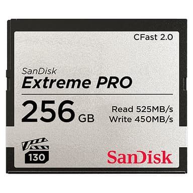 SanDisk Extreme Pro CFast 2.0 256 GB minnekort