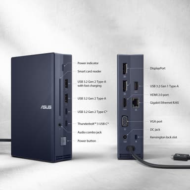 ASUS SlimPro 2 Dock dokkingstasjon for bærbar PC