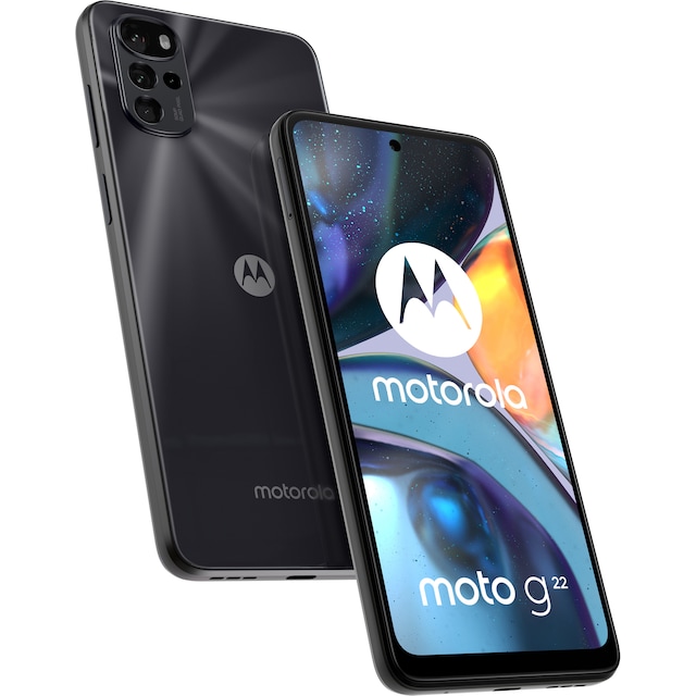 Motorola Moto G22 smarttelefon 4/64GB (cosmic black)