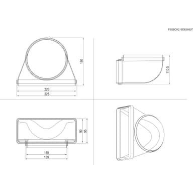Electrolux Installasjonsdel M2CKCF03