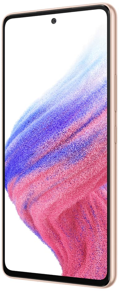 Samsung Galaxy A53 5G smarttelefon 6/128GB (fersken)