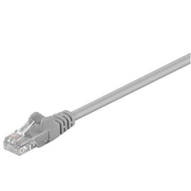 Goobay CAT 5e patchkabel, U/UTP RJ45 hann (8P8C), RJ45 hann (8P8C), 10 m, grå