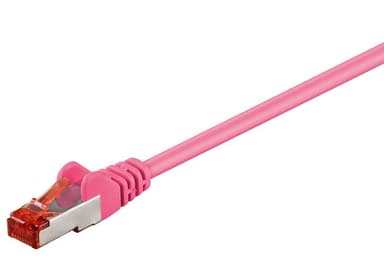 Goobay CAT 6 patchkabel S/FTP (PiMF), magenta